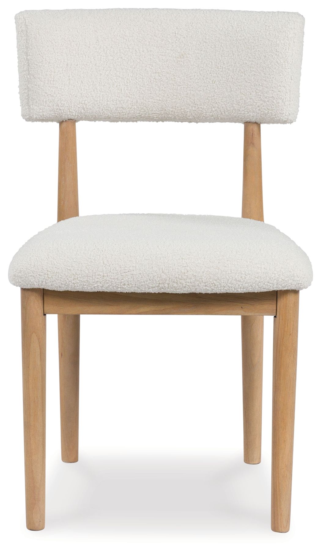 Sawdyn - White / Light Brown - Dining Upholstered Side Chair (Set of 2)