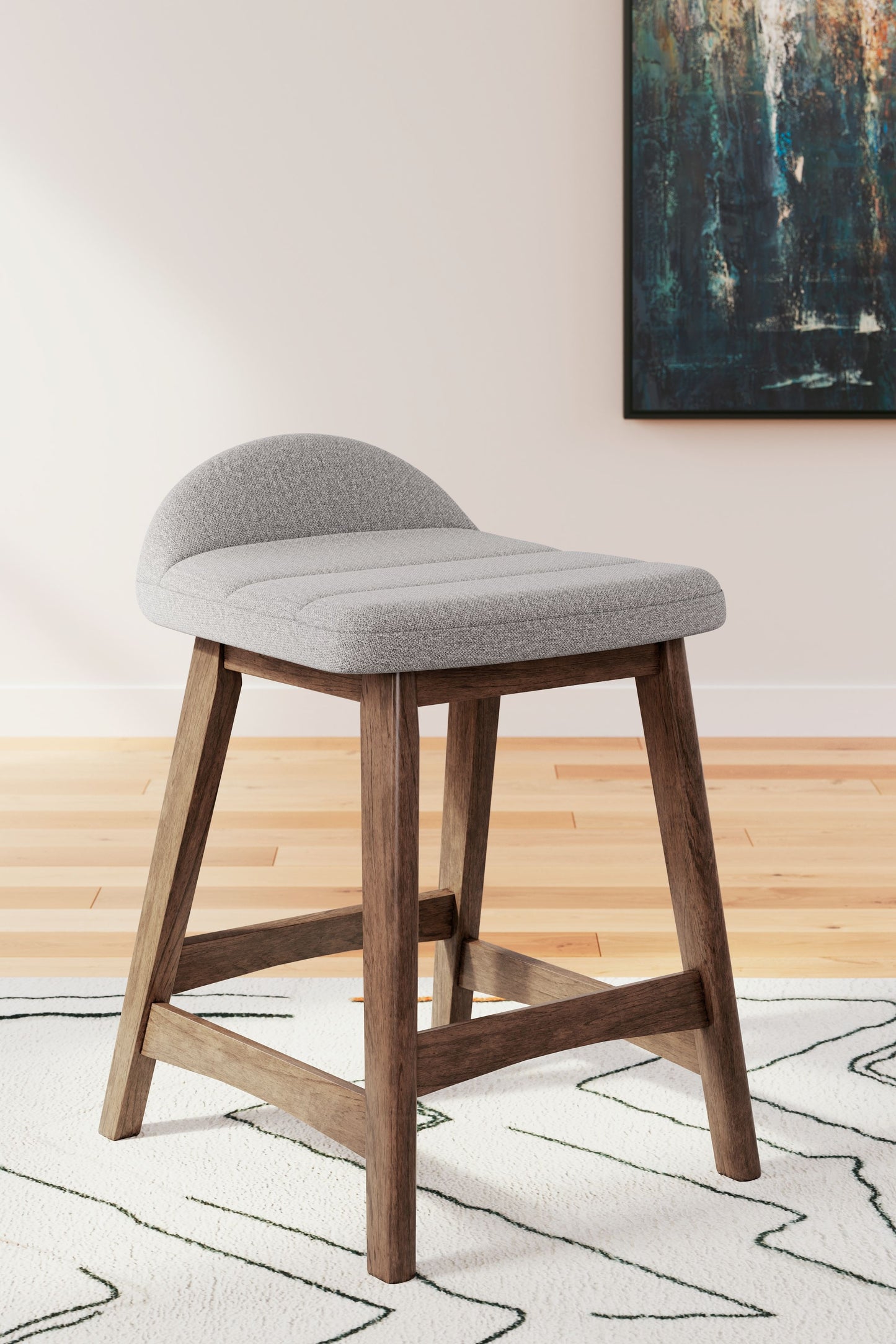 Lyncott - Upholstered Barstool (Set of 2)