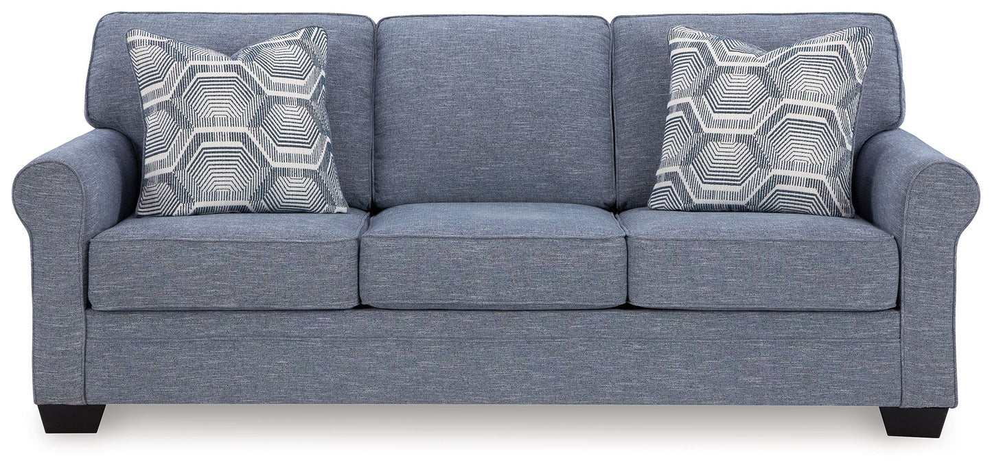 Carissa Manor - Denim - Queen Sofa Sleeper