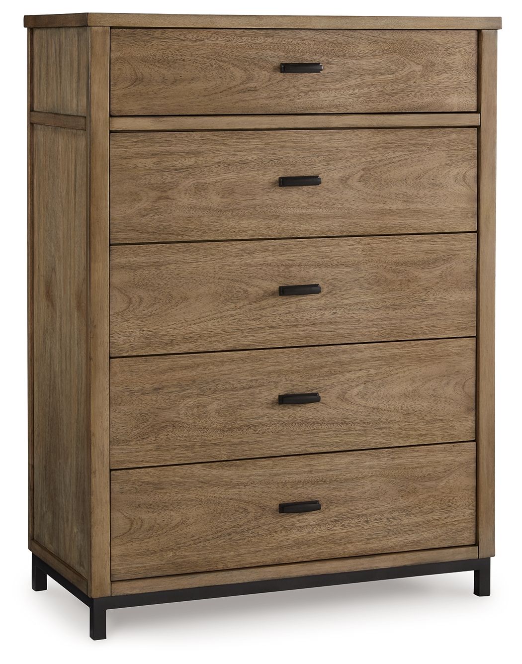 Tomtyn - Light Brown - Five Drawer Chest