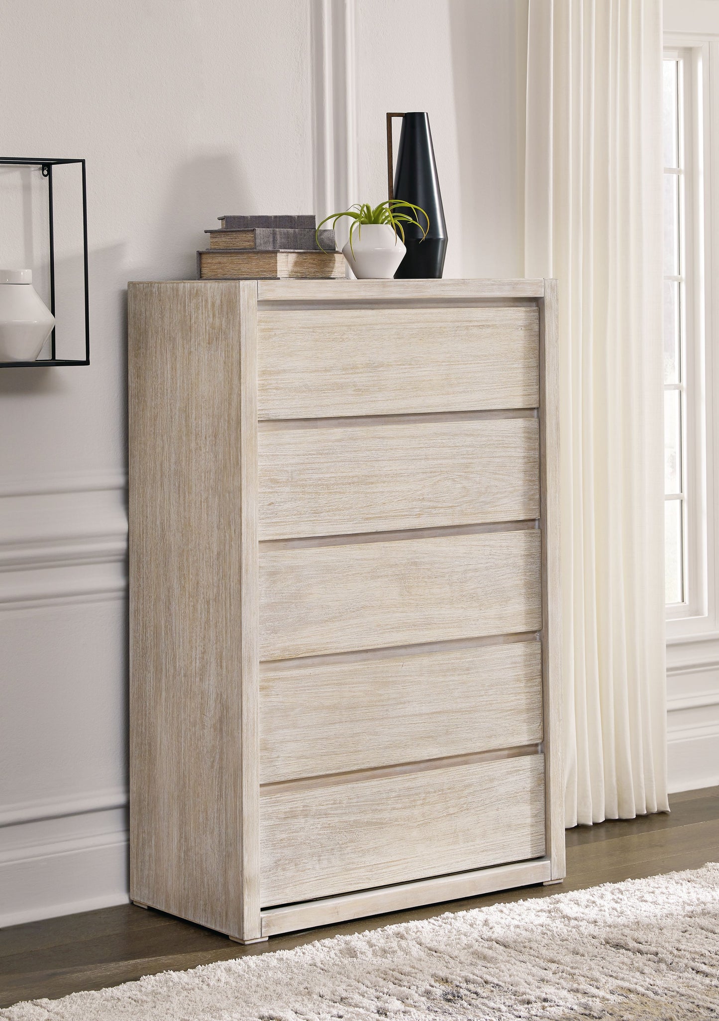 Michelia - Bisque - Five Drawer Chest