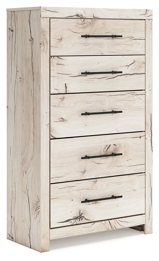 Lawroy - Light Natural - Five Drawer Chest