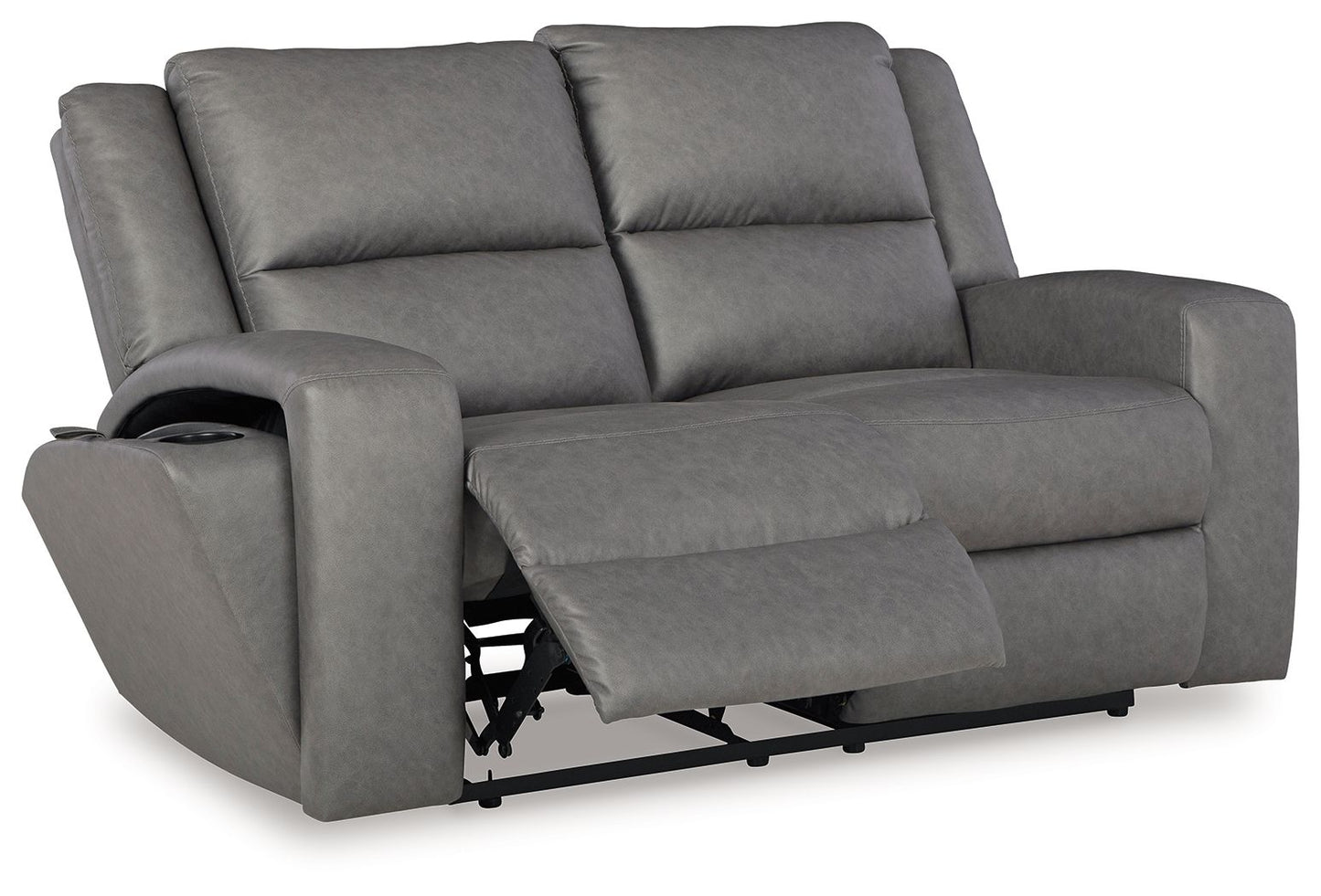 Brixworth - Slate - Reclining Loveseat