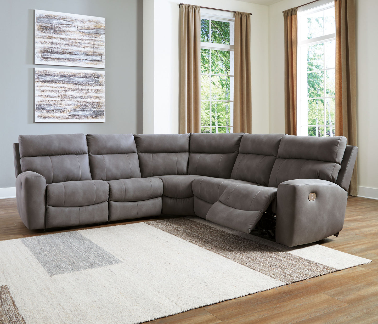 Next-gen Durapella - Power Reclinering Sectional Set