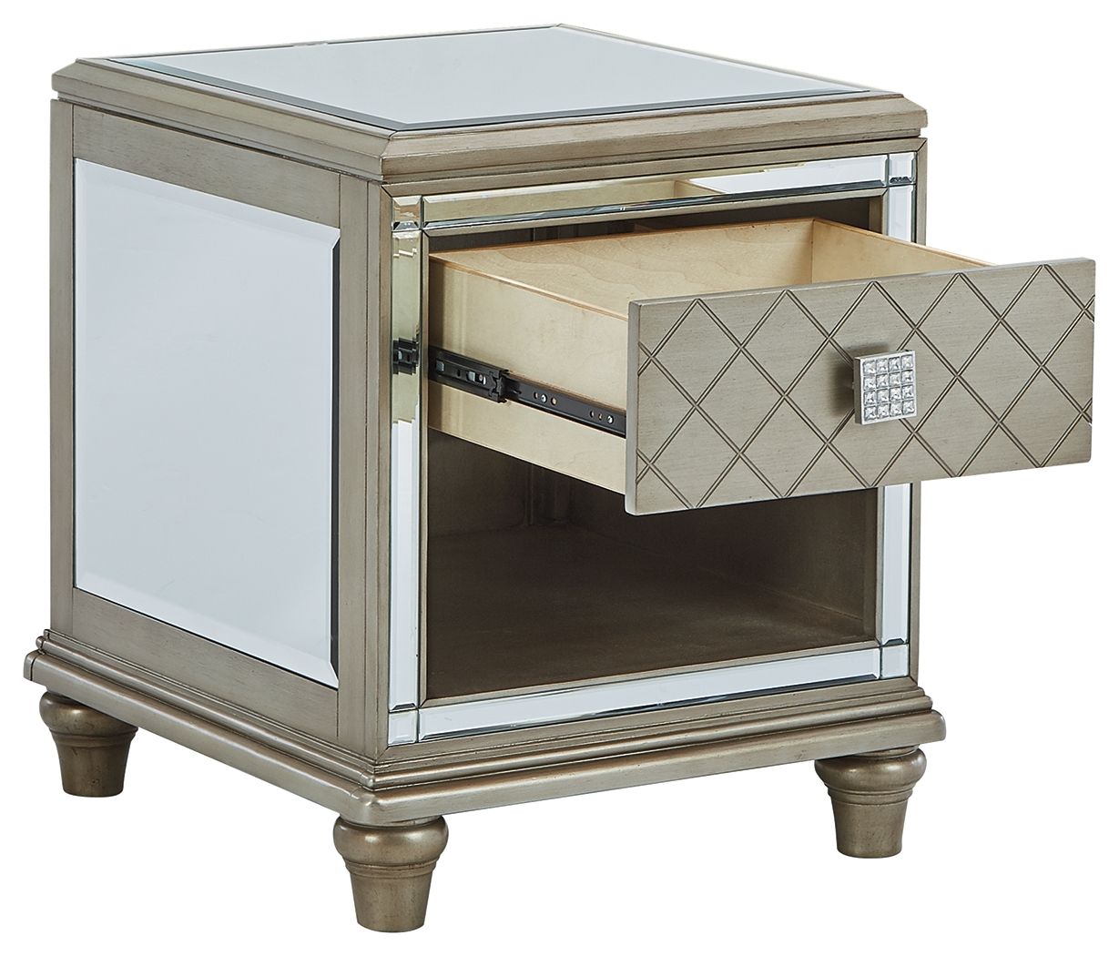 Chevanna - Platinum - Rectangular End Table