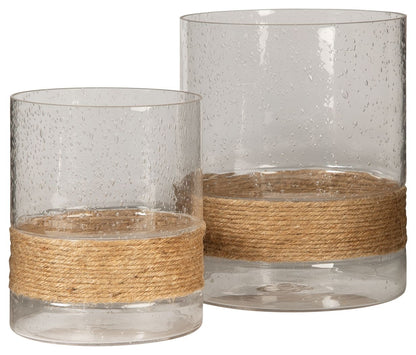 Eudocia - Clear - Candle Holder Set (Set of 2)