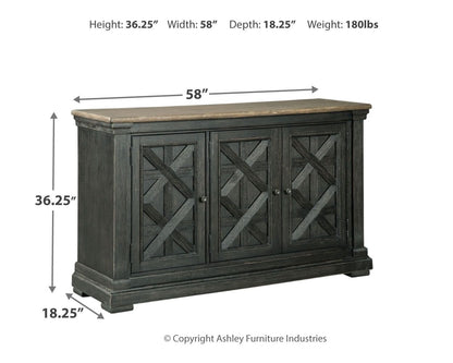 Tyler - Black / Gray - Dining Room Server