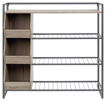 Maccenet - Grayish Brown / Gunmetal - Shoe Rack