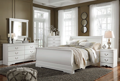 Anarasia - Sleigh Bed Set