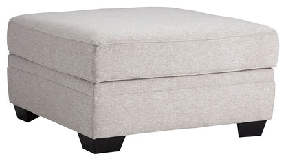 Dellara - Chalk - Ottoman With Storage