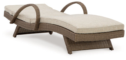 Beachcroft - Beige - Chaise Lounge With Cushion