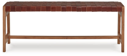 Lemmund - Natural / Brown - Accent Bench