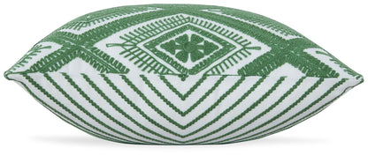 Bellvale - Green / White - Pillow (Set of 4)