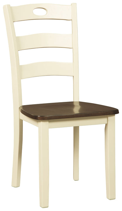 Woodanville - Cream / Brown - Dining Room Side Chair (Set of 2)